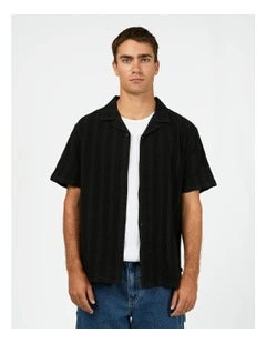 Luca Short Sleeve Shirt in Black