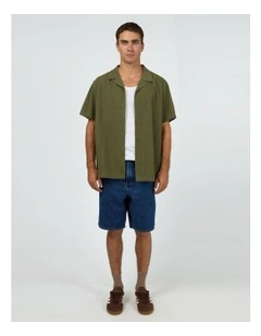 Conquer Short Sleeve Shirt in Green