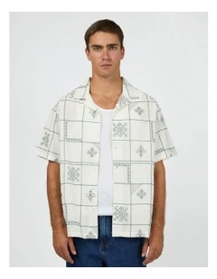 Icon Short Sleeve Shirt in White