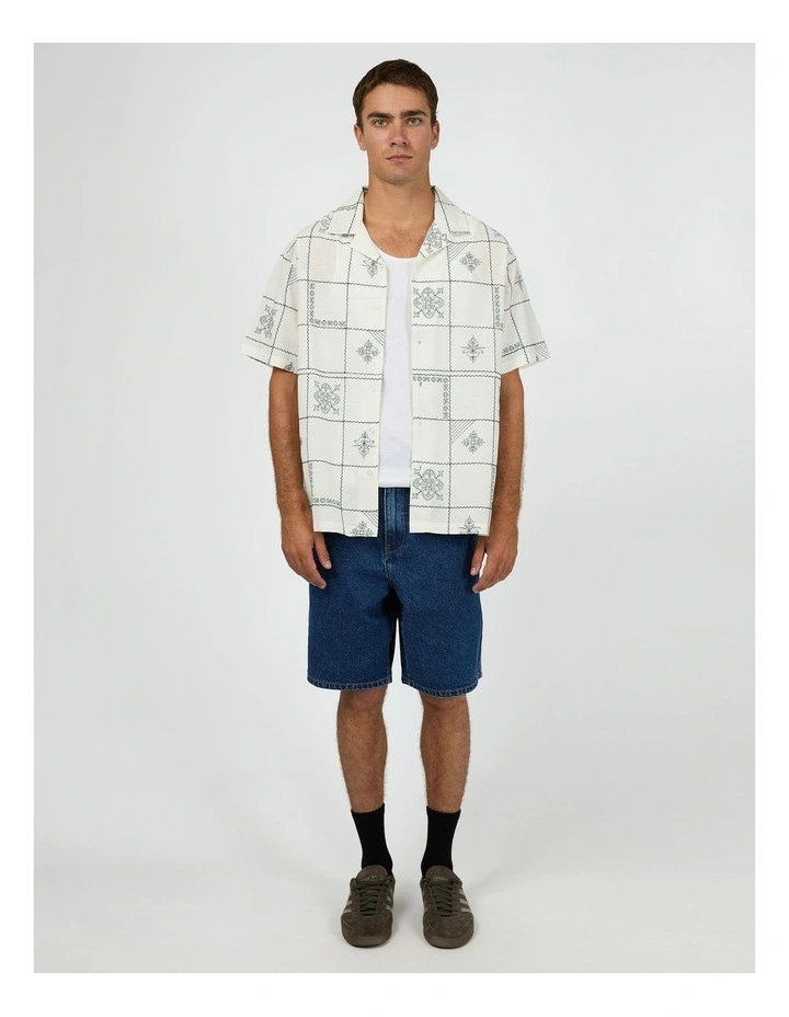 Icon Short Sleeve Shirt in White image 5