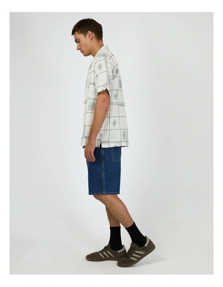Icon Short Sleeve Shirt in White image 6