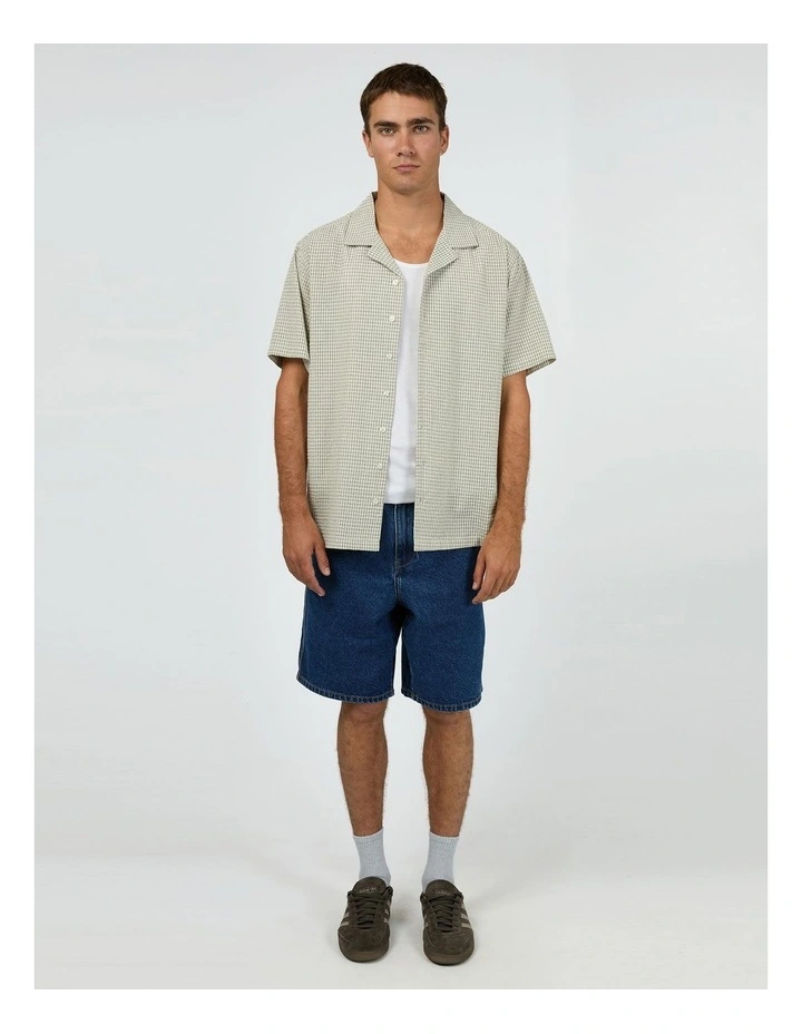 Flinders Short Sleeve Shirt in Green image 1