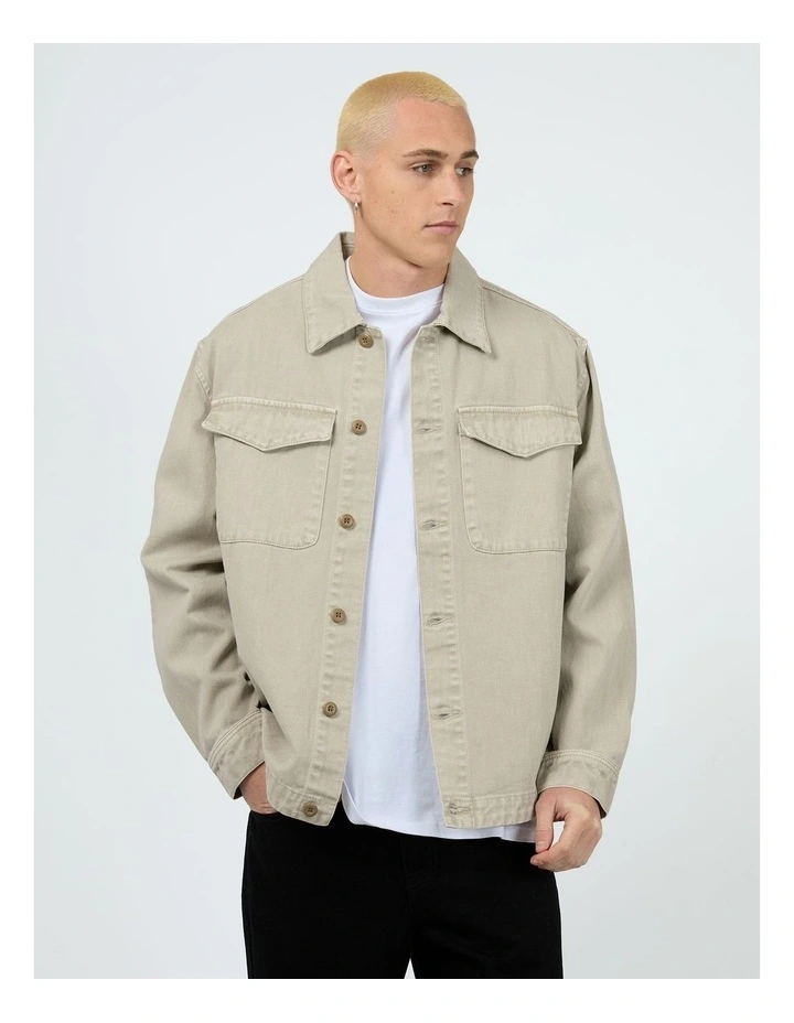 Fade Overshirt in Grey image 1