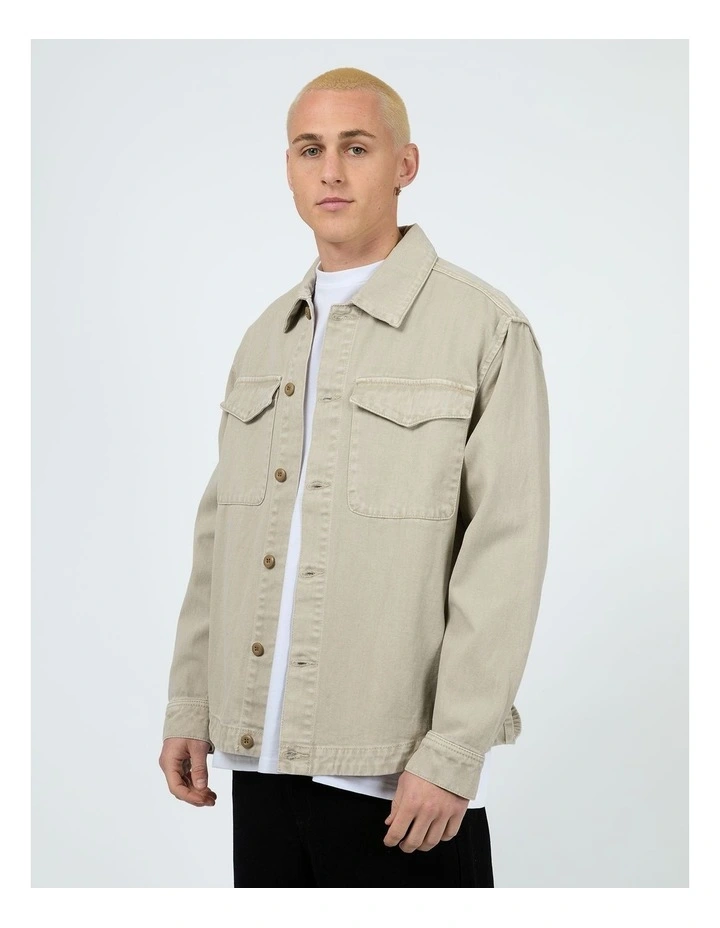 Fade Overshirt in Grey image 4