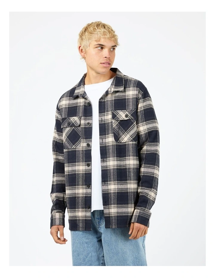 Ranger Flannel in Navy Check Print image 1