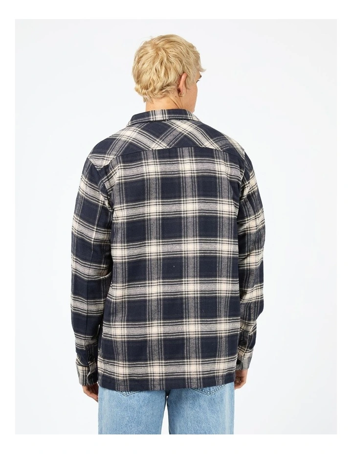 Ranger Flannel in Navy Check Print image 2