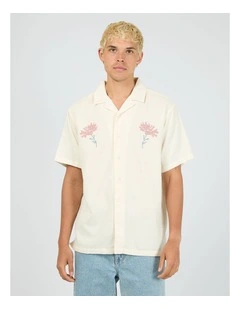 Floral Cross Stitch Shirt