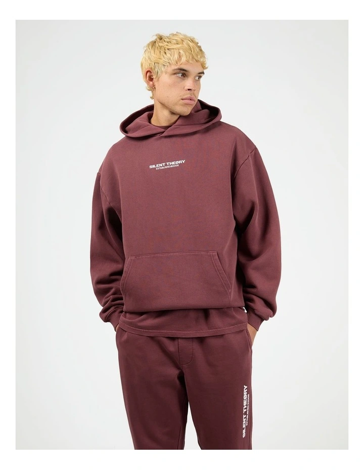 Essential Theory Hoodie in Red image 1
