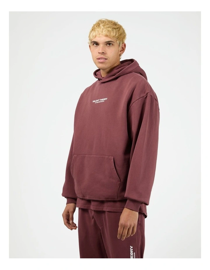 Essential Theory Hoodie in Red image 4