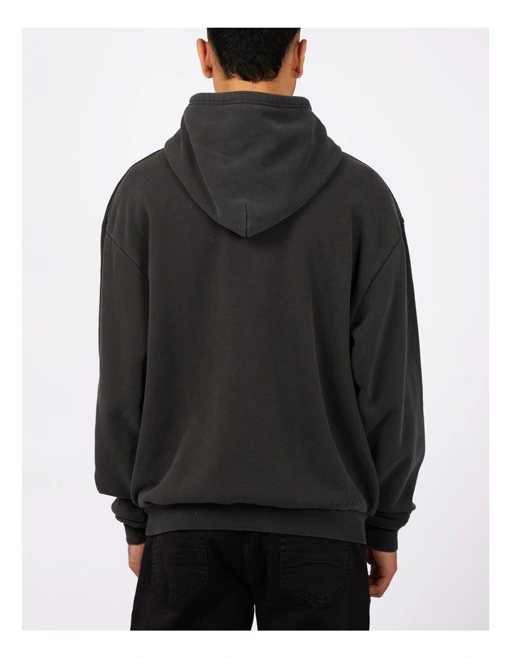 Box Hoodie in Washed Black image 2