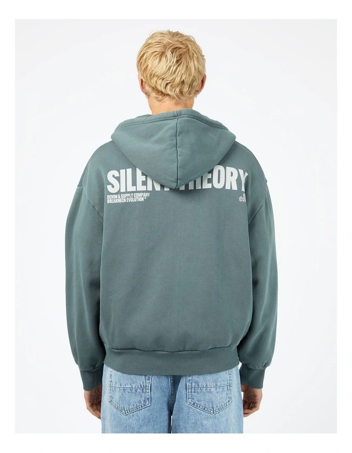 Evolution Zip-Thru Hoodie in Blue image 2