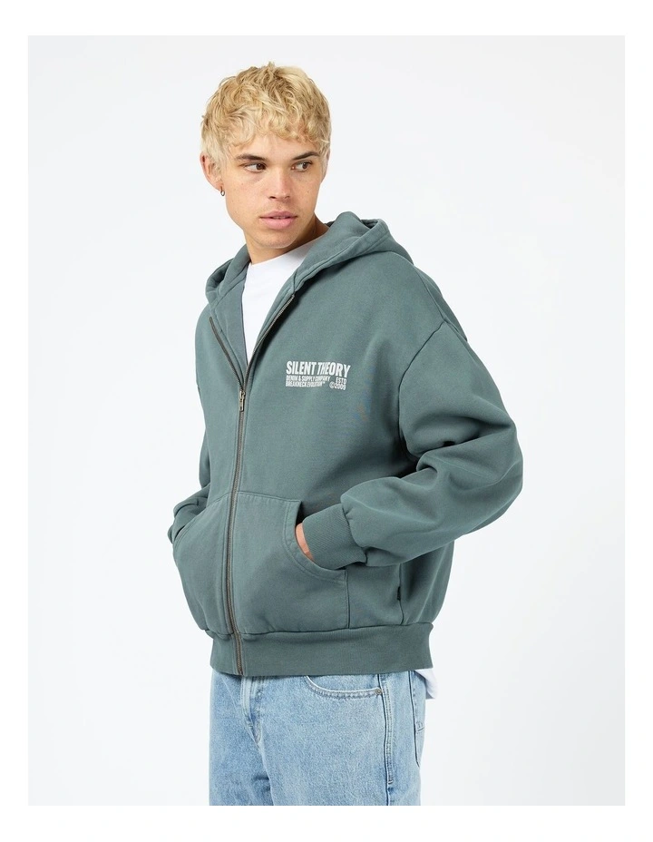 Evolution Zip-Thru Hoodie in Blue image 3