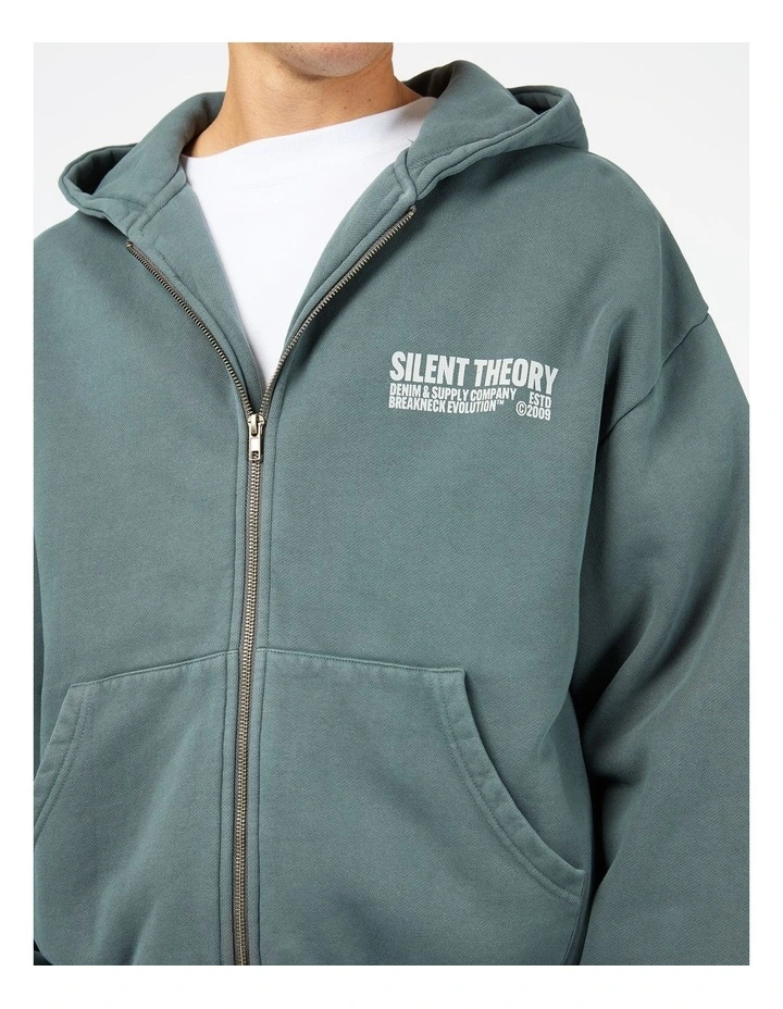 Evolution Zip-Thru Hoodie in Blue image 4