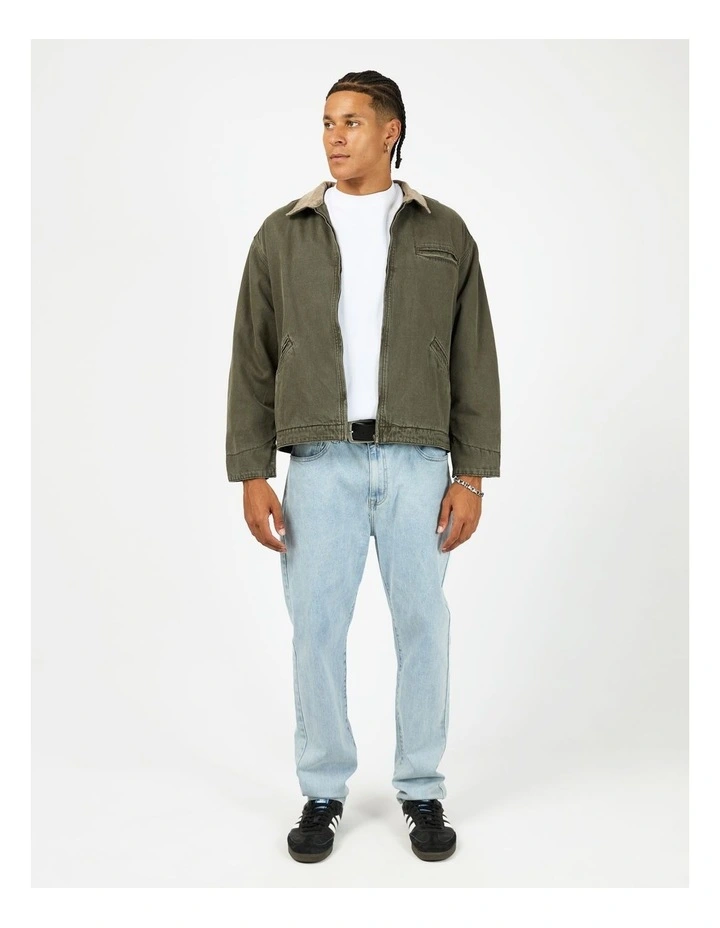 Barn Jacket in Khaki image 5