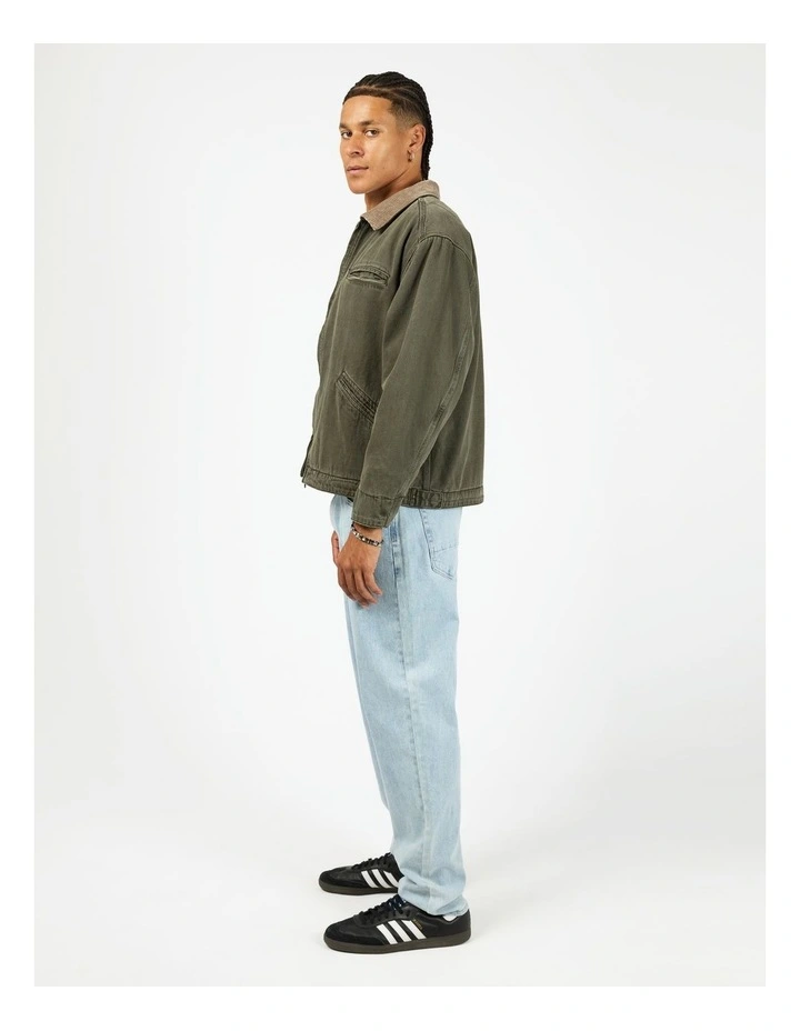 Barn Jacket in Khaki image 6