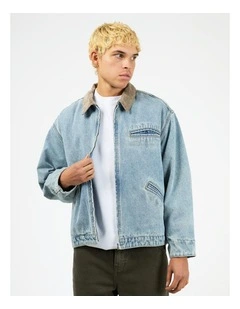 Barn Jacket in Bleached Blue