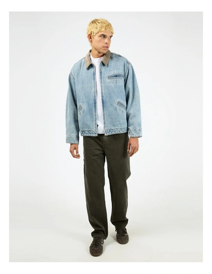 Barn Jacket in Bleached Blue image 5