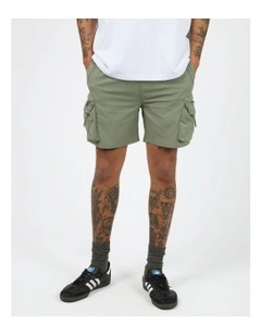 Premo Cargo Shorts in Green