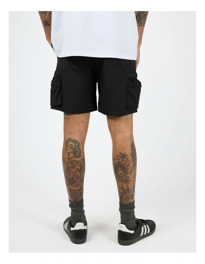 Premo Cargo Short in Black image 2