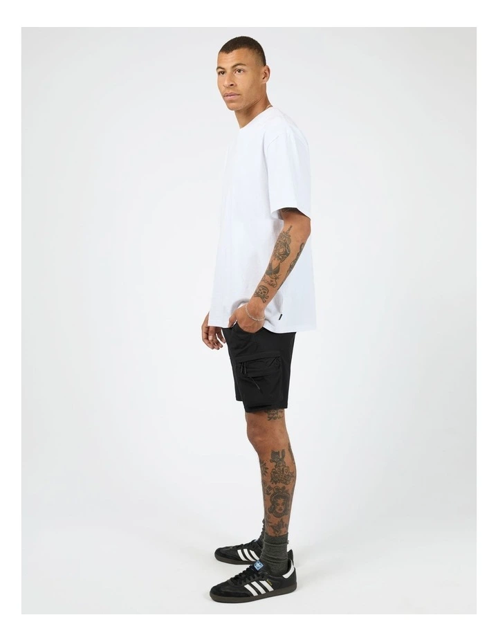 Premo Cargo Short in Black image 6