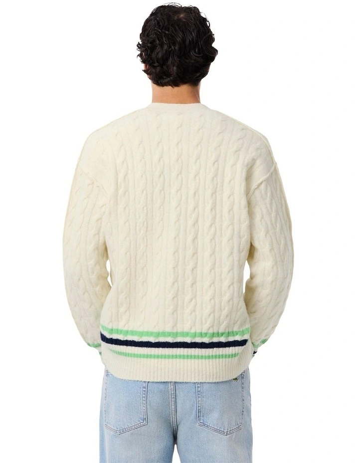 Heritage Cable Stitch Cardigan Lapland/Liamone-Navy Blue image 2