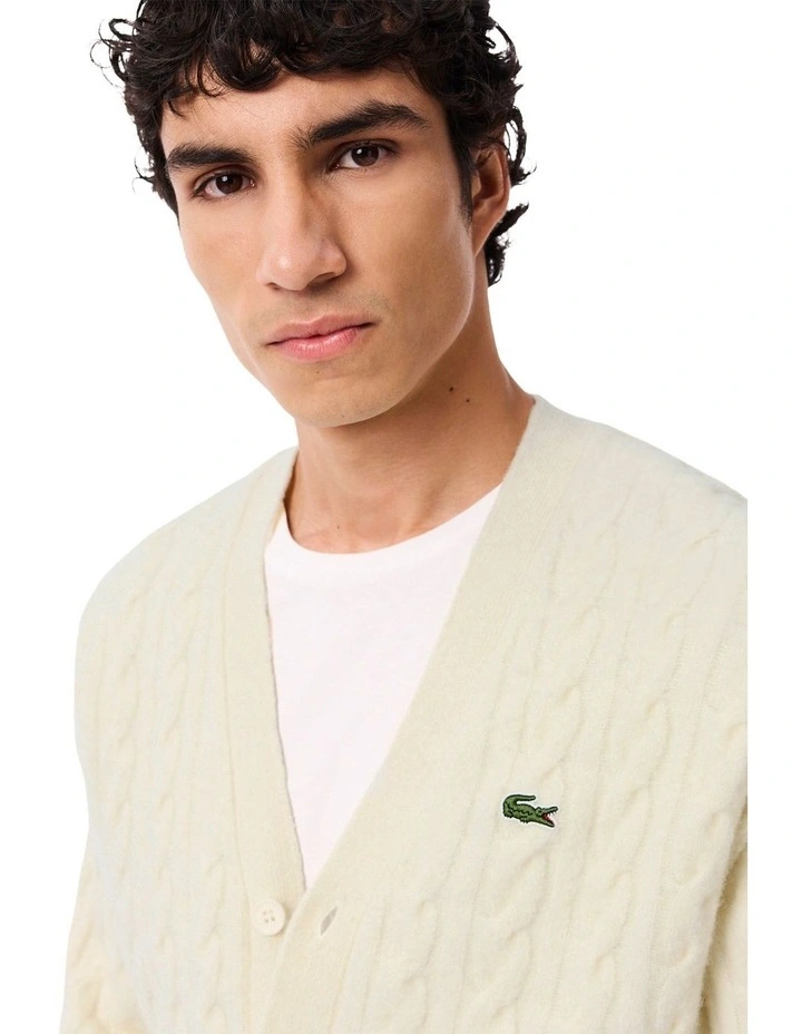 Heritage Cable Stitch Cardigan Lapland/Liamone-Navy Blue image 3