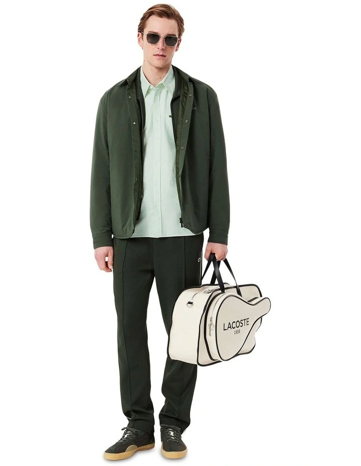 Essentials Long Sleeve Stripe Shirt in White/Liamone image 7