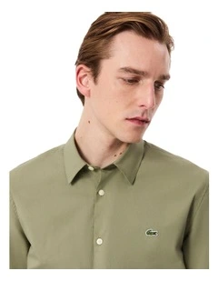 Essentials Long Sleeve Shirt in Khaki