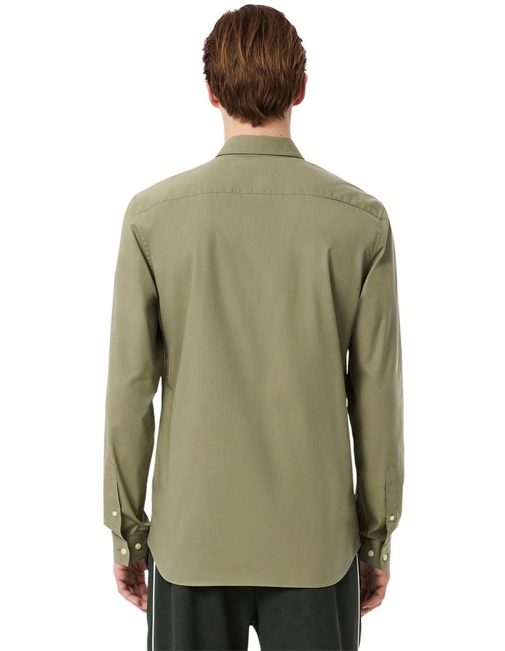 Essentials Long Sleeve Shirt in Khaki image 2