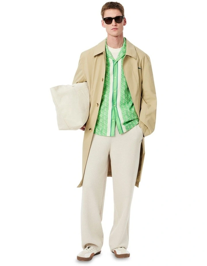 Short Sleeve Relaxed Monogram Shirt in Liamone/Spruce-Crystal image 4