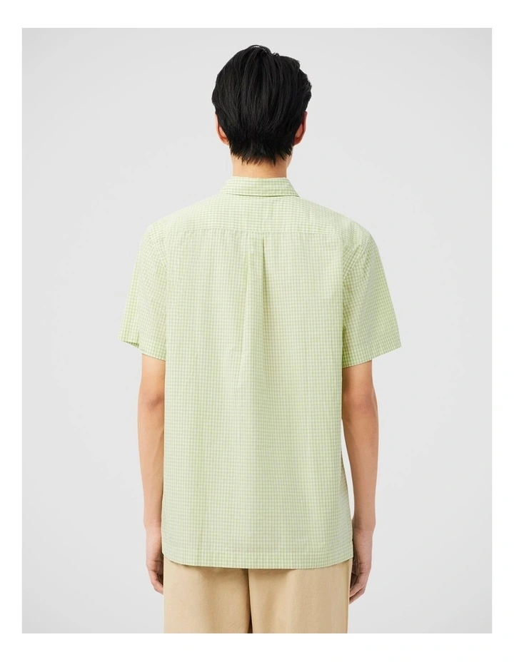 Core Essentials Poplin Short Sleeve Shirt White/Birch image 2