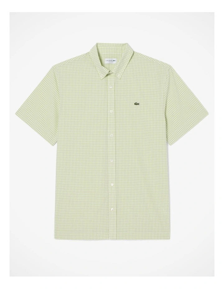 Core Essentials Poplin Short Sleeve Shirt White/Birch image 5