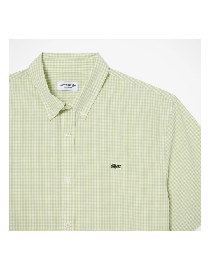 Core Essentials Poplin Short Sleeve Shirt White/Birch image 6