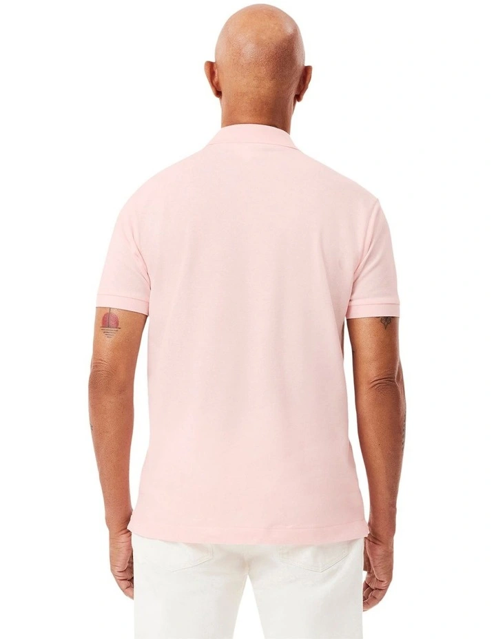L12 Classic Polo yTshirt in Flamingo image 2