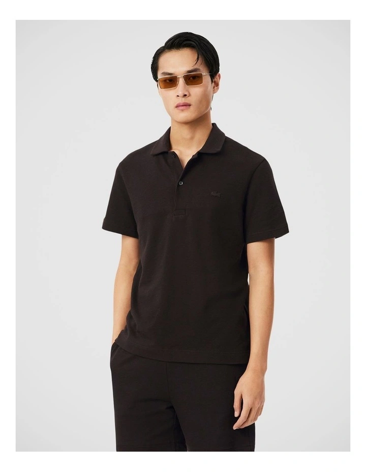 Summer Sets Crepe Jersey Polo Shirt Buffalo image 1