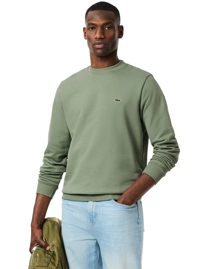 Essentials Crew Neck Sweat Thyme image 1