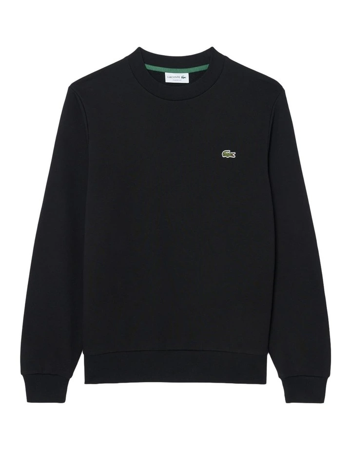 Essentials Crew Neck Sweat in Black image 5