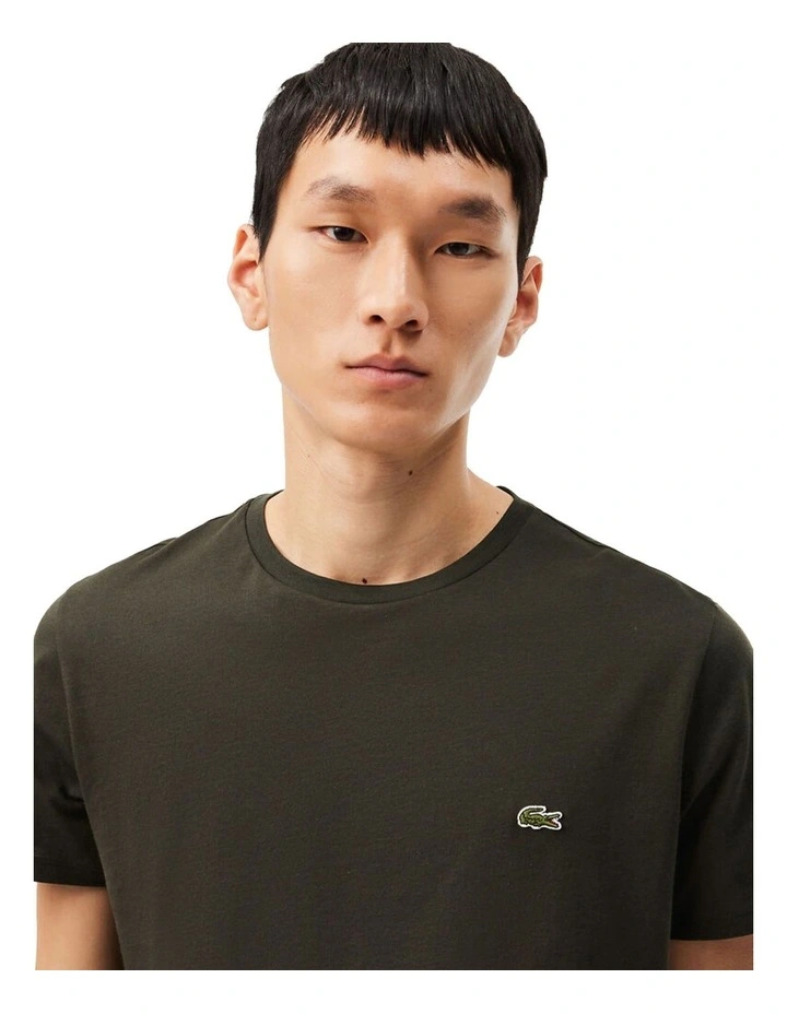 Classic Crew Neck Pima Tee in Sapwood image 3
