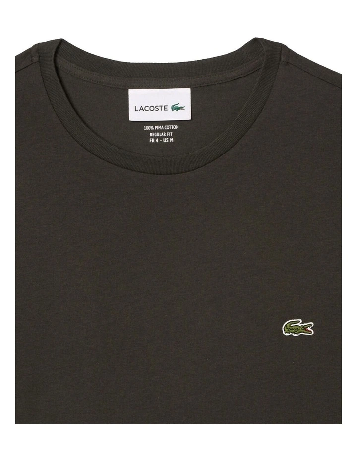 Classic Crew Neck Pima Tee in Sapwood image 6
