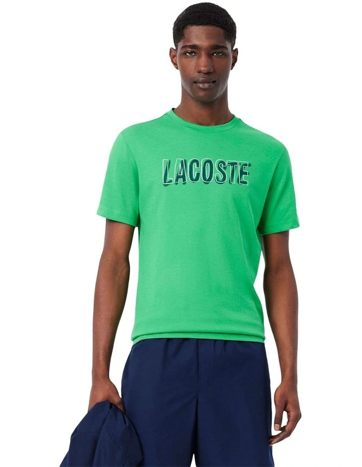 Performance Logo T-shirt in Calathea image 2