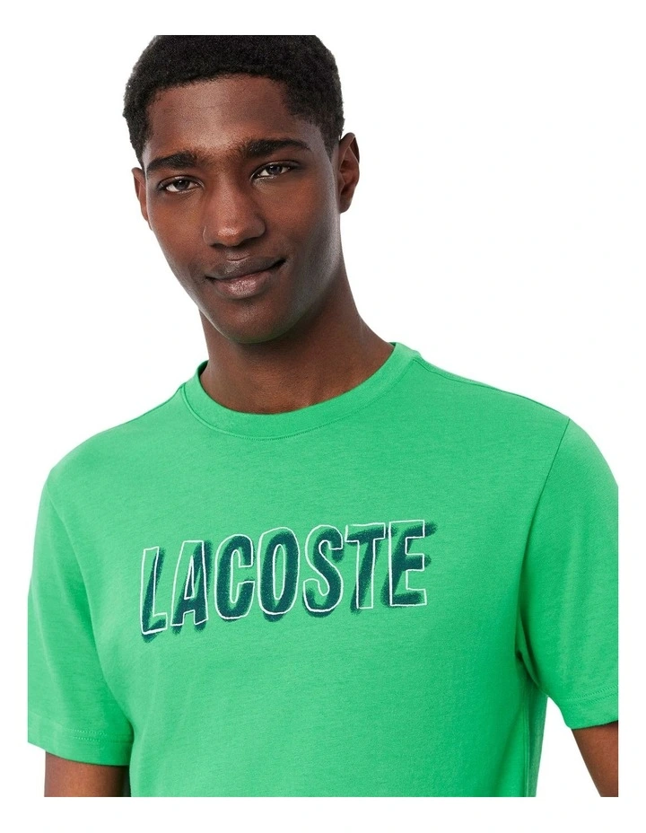 Performance Logo T-shirt in Calathea image 4