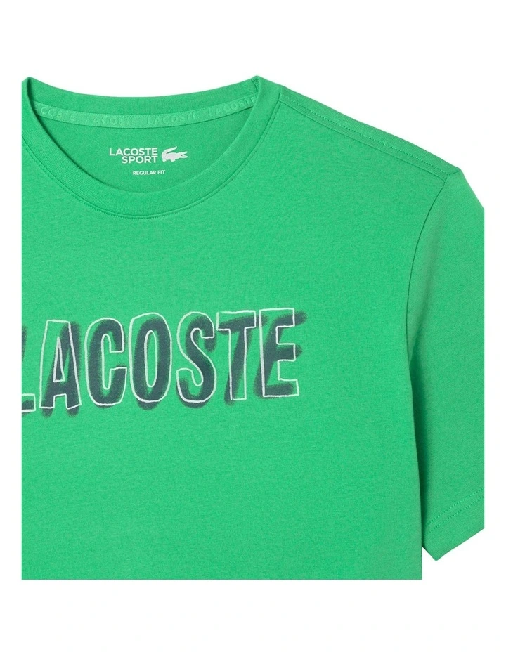 Performance Logo T-shirt in Calathea image 6