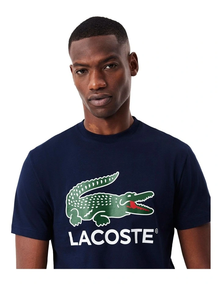 Core Originals Heavy Duty T-shirt in Navy Blue image 3