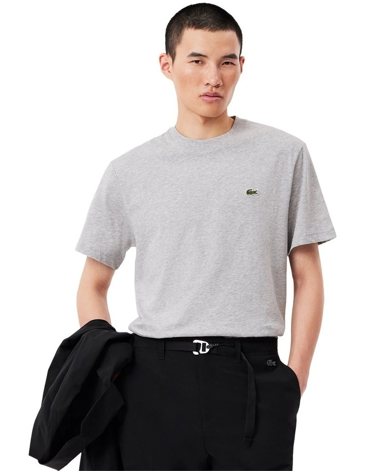 Essential Classic Fit T-shirt in Silver image 1