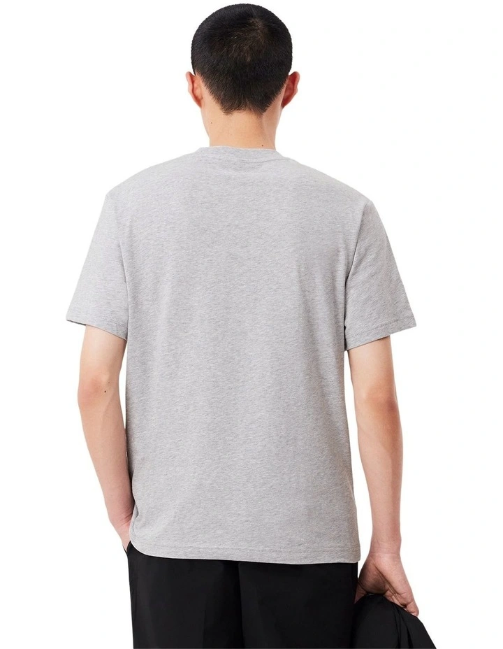 Essential Classic Fit T-shirt in Silver image 2