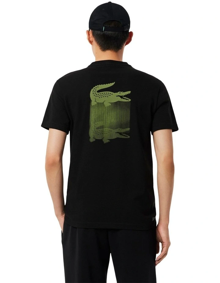 Core Performance Back Graphic T-shirt in Black image 2