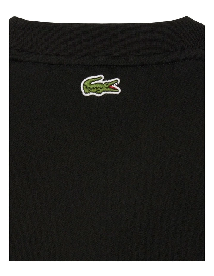 Soft Branding Crocodile Logo T-shirt in Black image 6