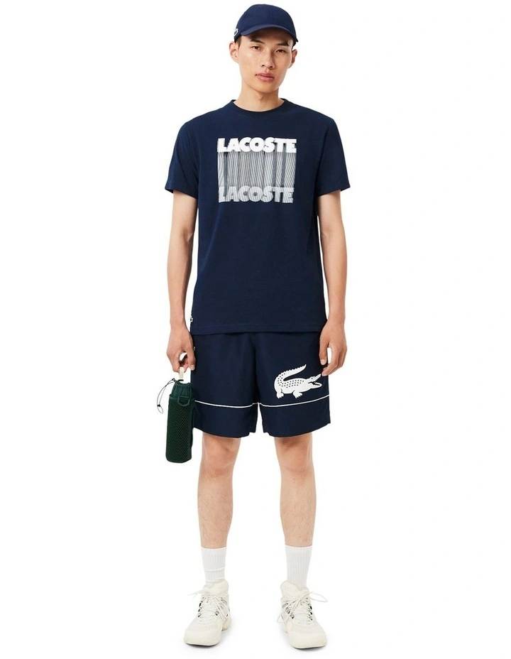 Core Performance Logo T-shirt in Navy Blue image 3