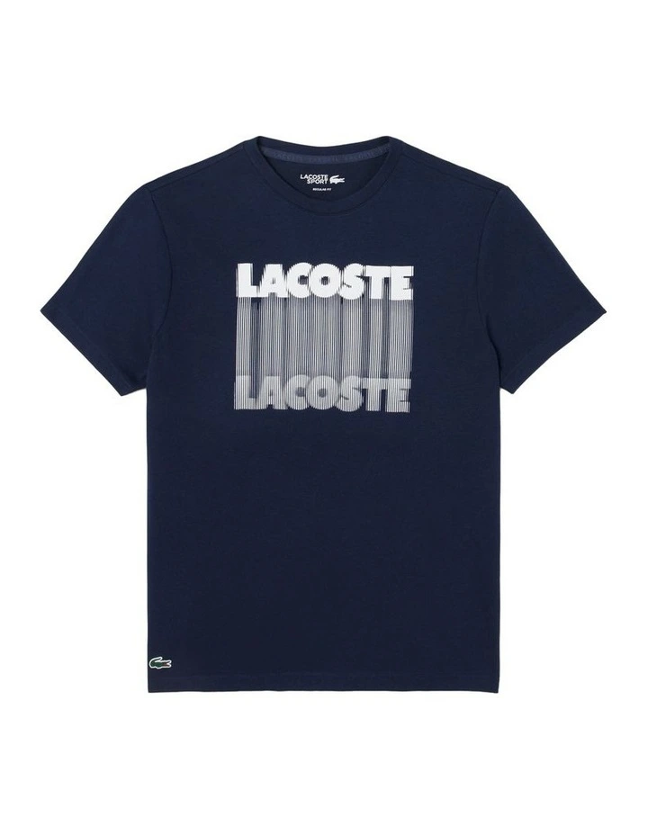 Core Performance Logo T-shirt in Navy Blue image 4