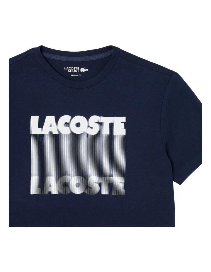Core Performance Logo T-shirt in Navy Blue image 5